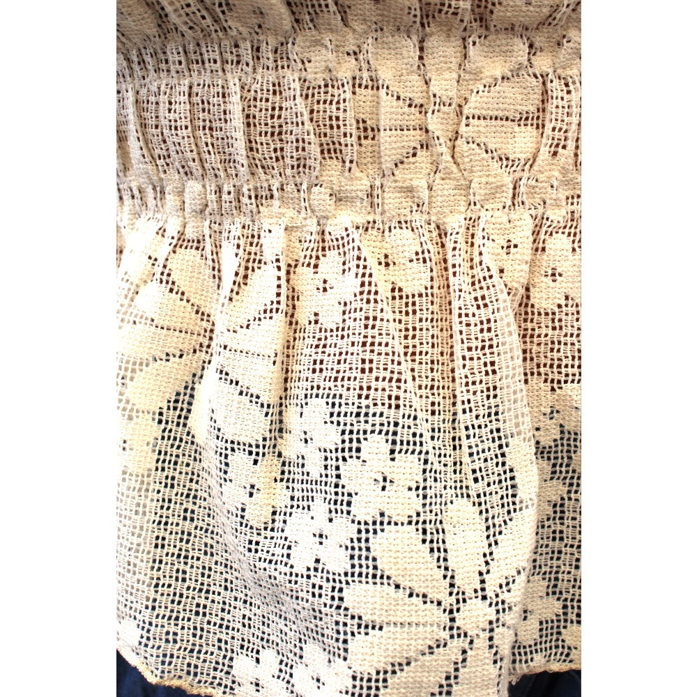 Lace Tie Front Tube Top