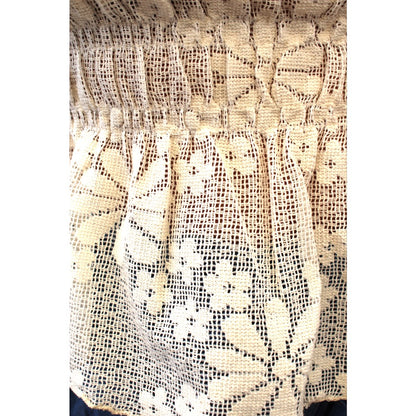 Lace Tie Front Tube Top