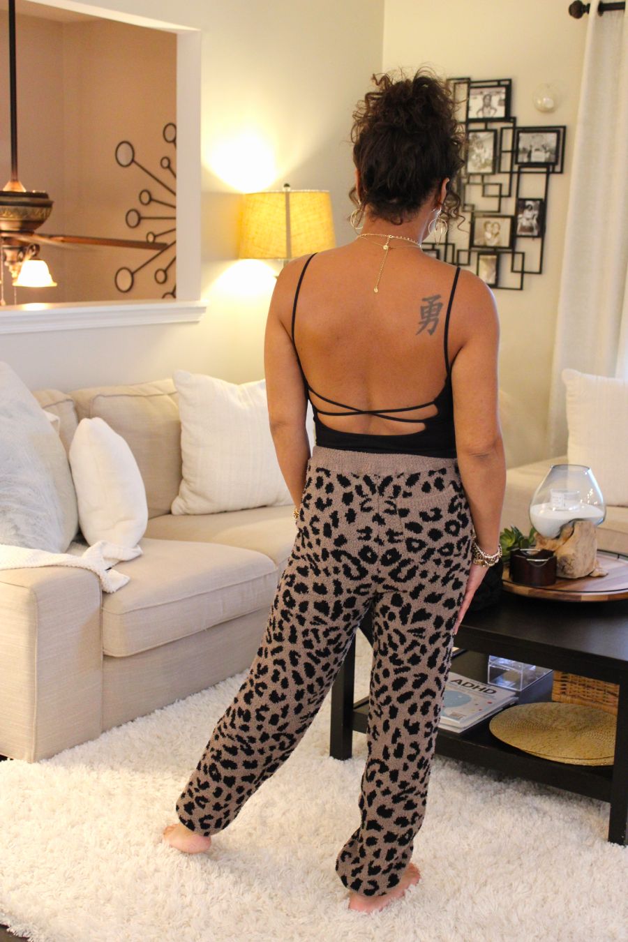 Leopard Print Lux Jogger Pants