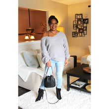 Load image into Gallery viewer, Oversized Waffle Knit Sweater
