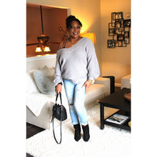 Load image into Gallery viewer, Oversized Waffle Knit Sweater

