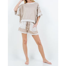 Load image into Gallery viewer, Relaxin Top &amp; Shorts Set
