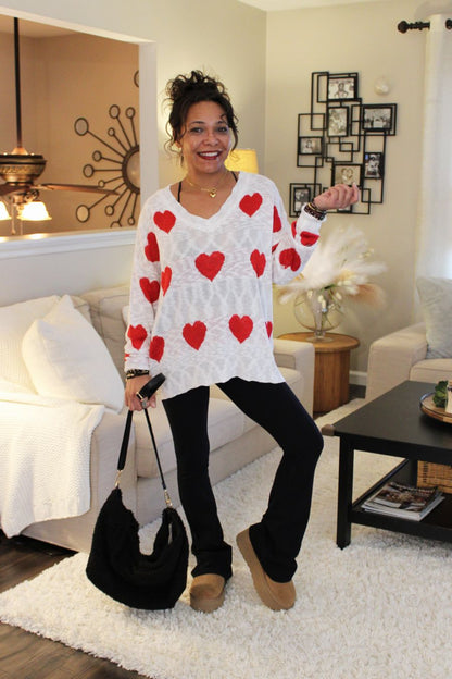 Lovely Heart Sweater