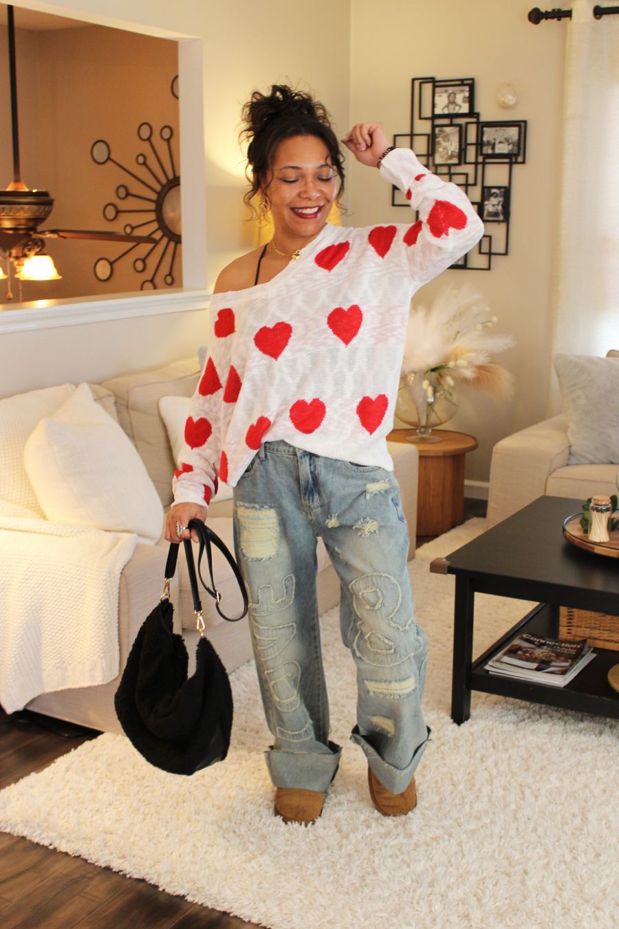 Lovely Heart Sweater
