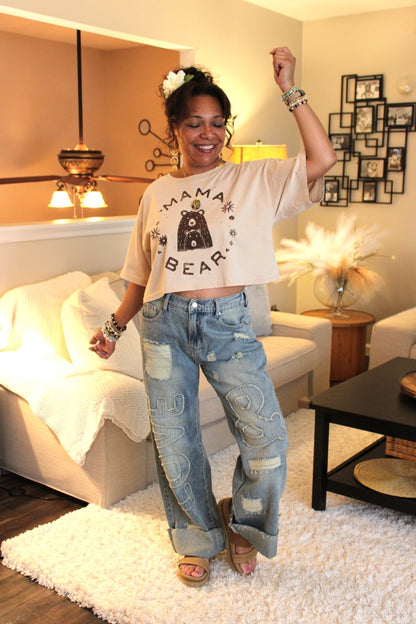 Mama Bear Crop Top
