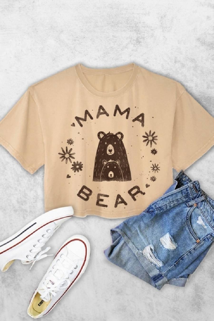 Mama Bear Crop Top