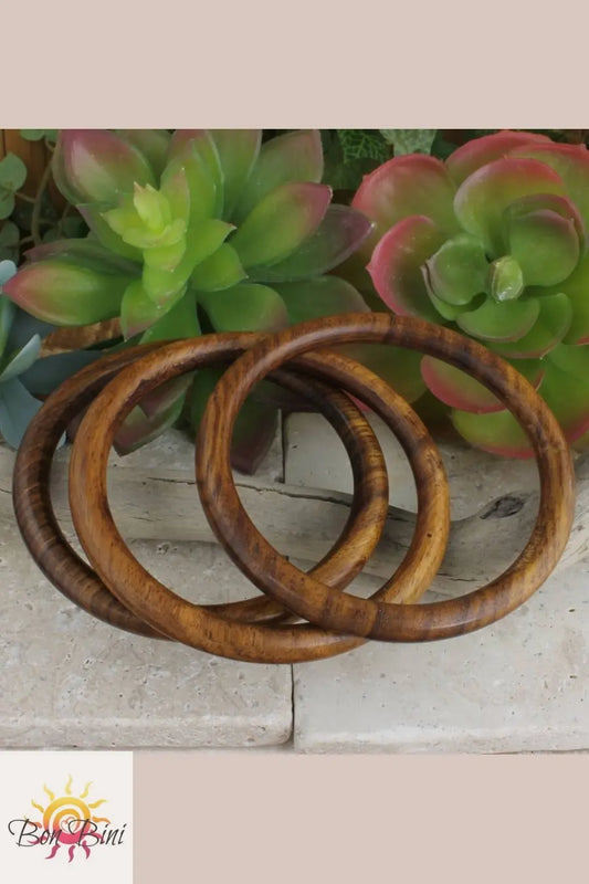 BB Mango Wood Bangle Bracelet Set