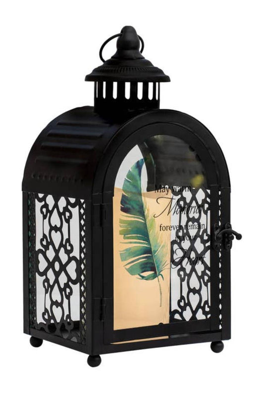 "May Warm Memories Forever Remain" Vintage Lantern
