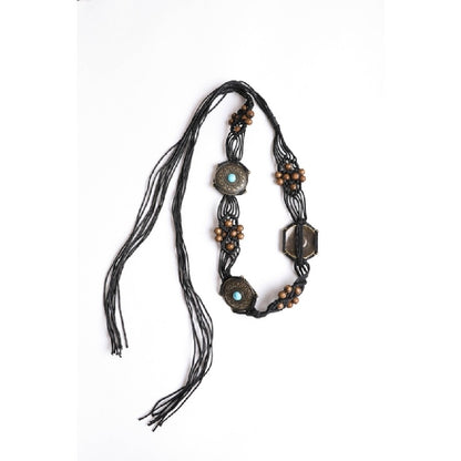 Medallion Macrame Belt