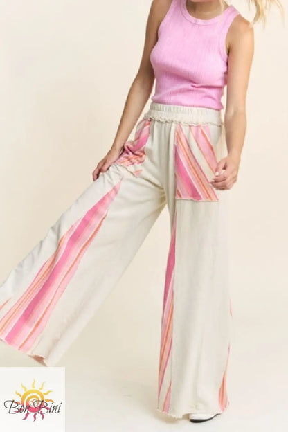 JH Mineral Stripe Detail Pants
