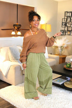 Load image into Gallery viewer, Mineral Wash Boho Trim Pants
