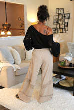 Load image into Gallery viewer, Mineral Wash Boho Trim Pants
