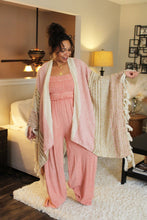 Load image into Gallery viewer, Mineral Wash Smocked Jumpsuit
