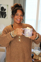 Load image into Gallery viewer, &quot;Hope &amp; Faith&quot; Purple Garden Mug
