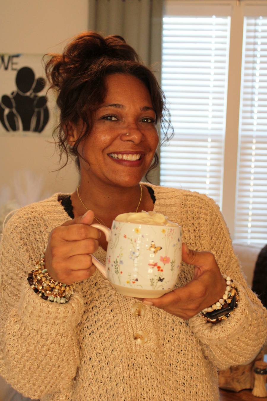 Peace, Hope, & Faith In Bloom Mug