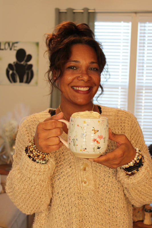 Peace, Hope, & Faith In Bloom Mug