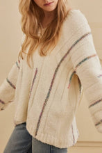 Load image into Gallery viewer, Never Too Many Stripes Oversize Sweater
