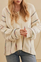 Load image into Gallery viewer, Never Too Many Stripes Oversize Sweater
