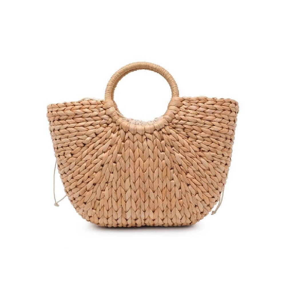 Ocean Tassel Straw Tote