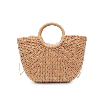 Ocean Tassel Straw Tote