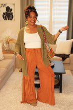 Load image into Gallery viewer, POL Herb Green Classic Sweater Cardigan
