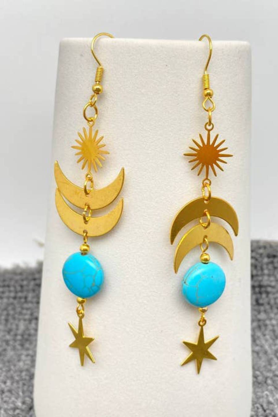 Once In A Turquoise Moon Earrings