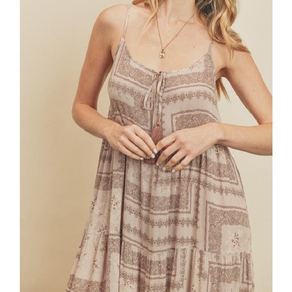 Paisley Dreams Tier Maxi Dress
