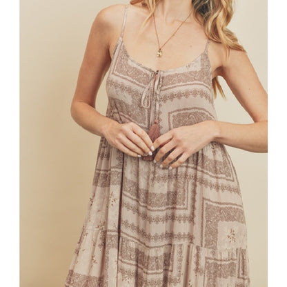 Paisley Dreams Tier Maxi Dress