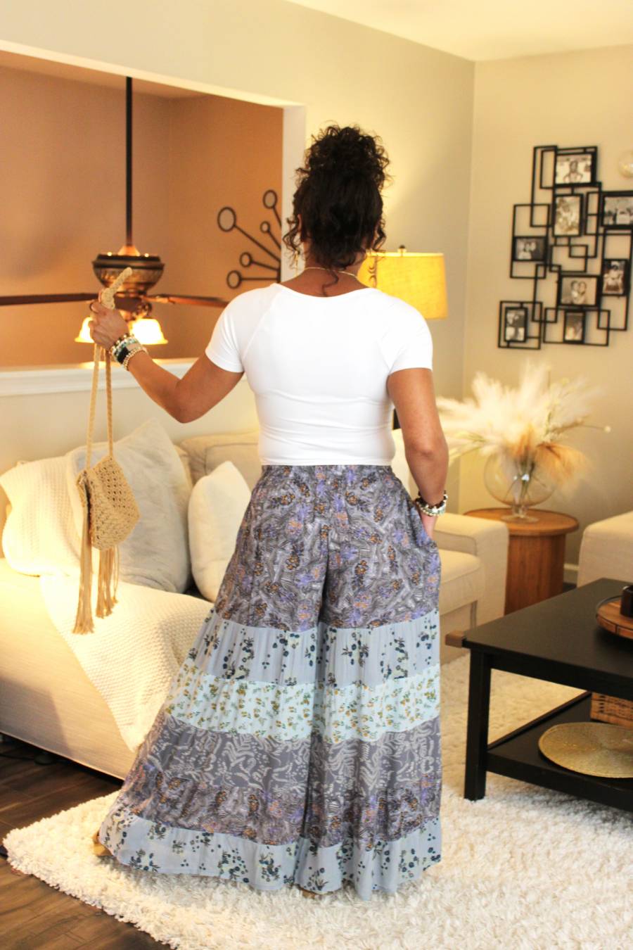 BB Patchwork Bluebell Breeze Palazzo Pants