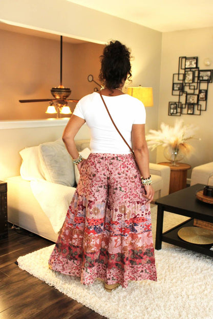 BB Perfectly Pink Boho Palazzo Pants