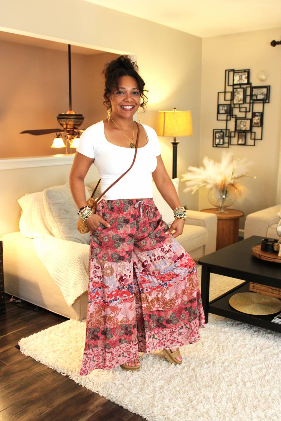 BB Perfectly Pink Boho Palazzo Pants