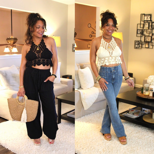 Petal Dance Crochet Top