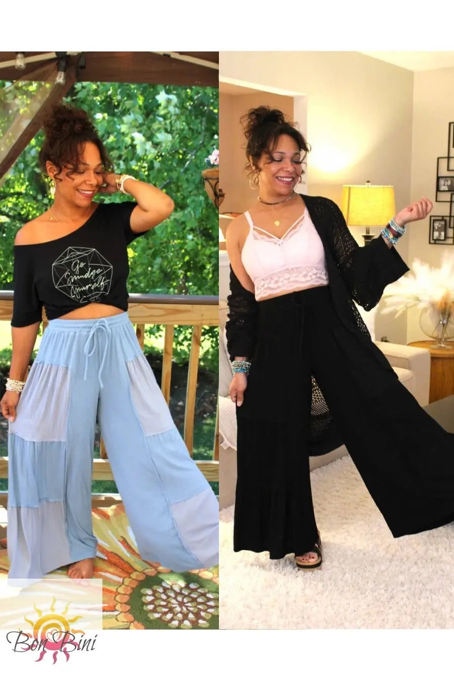 POL Stroll Along Culottes Wide Leg Pants