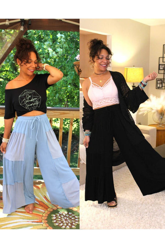 POL Stroll Along Culottes Wide Leg Pants