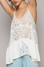 Load image into Gallery viewer, POL Summer Lace Ruffle Knit Top
