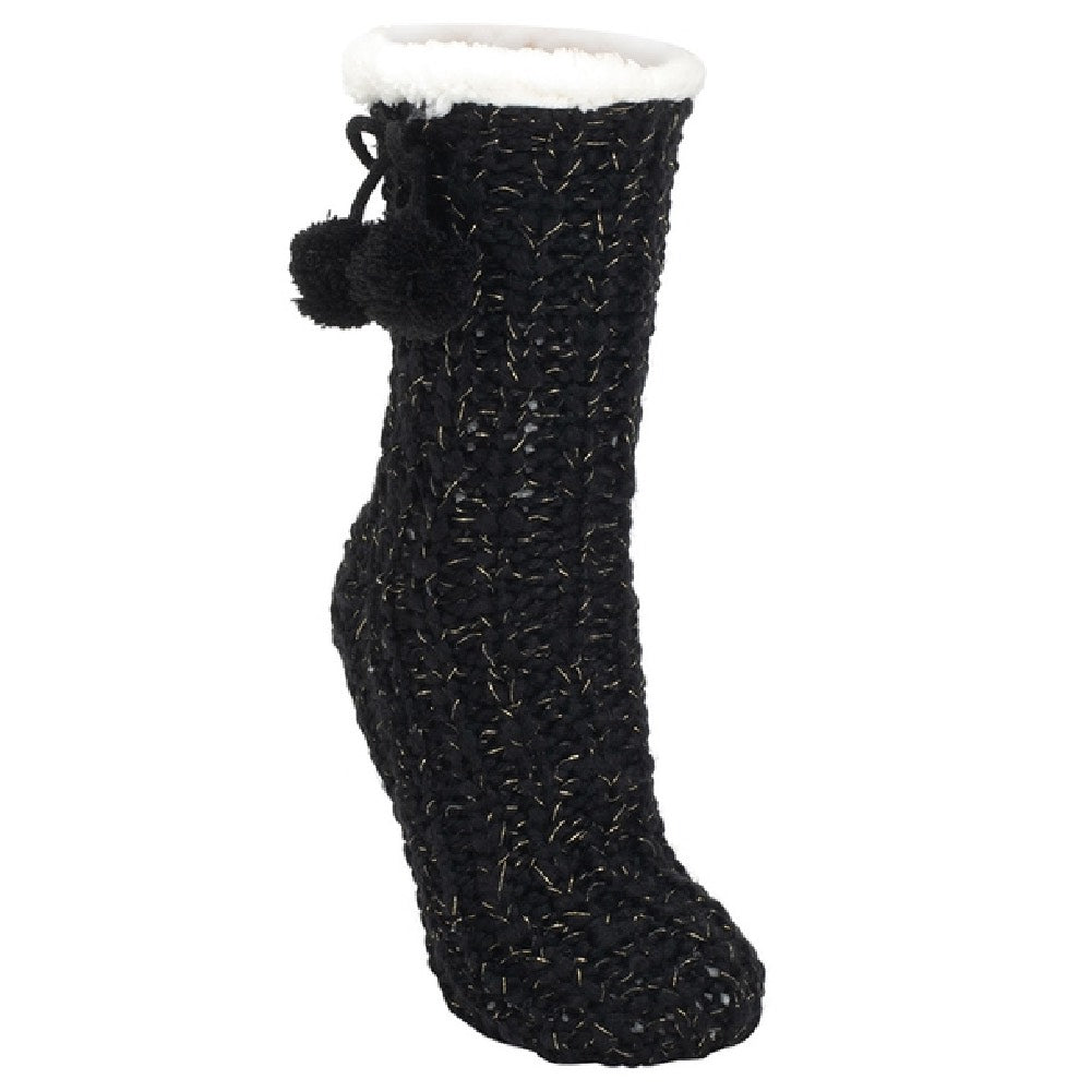 Pom Pom Slipper Socks