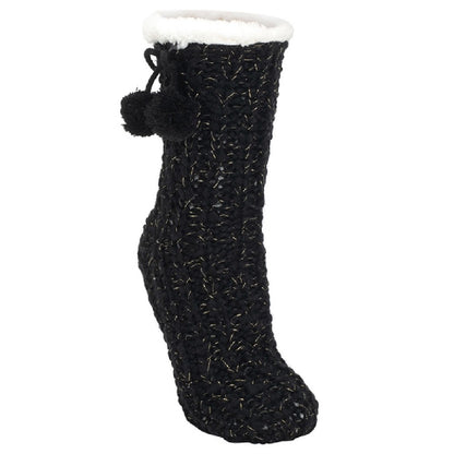 Pom Pom Slipper Socks