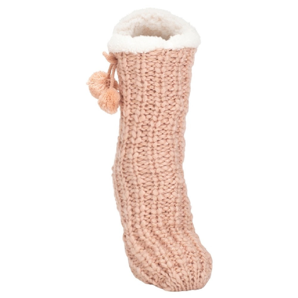 Pom Pom Slipper Socks