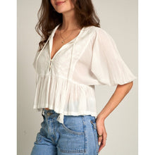 Load image into Gallery viewer, Puff Sleeve Peplum Top
