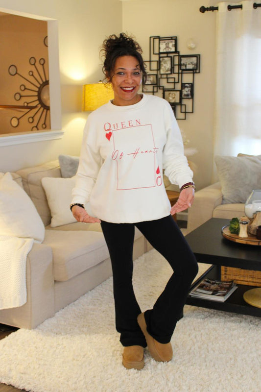 Queen Of Hearts Sweatshirt