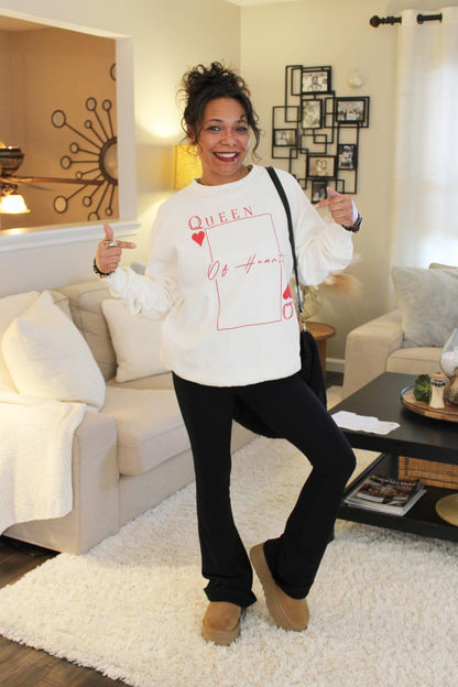 Queen Of Hearts Sweatshirt