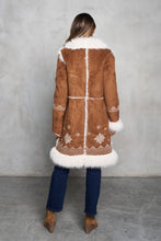 Load image into Gallery viewer, Ramona Shearling Lined Embroidered Coat
