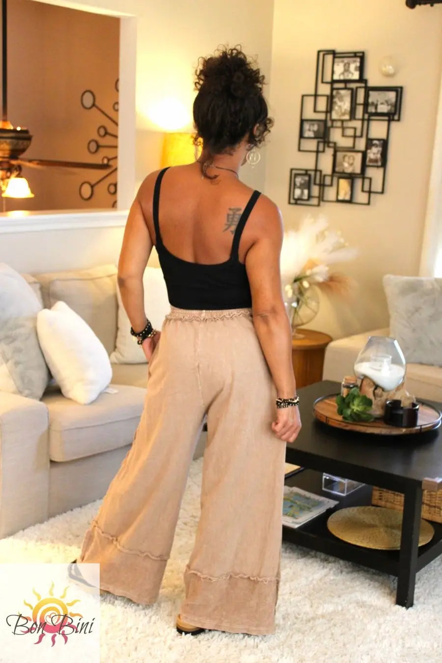 JH Raw Hem Wide Pants