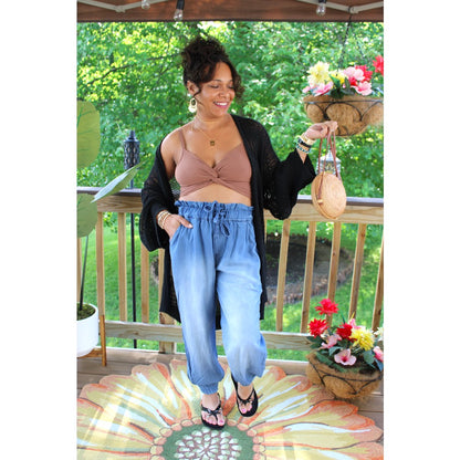 Raya Twist Crop Top