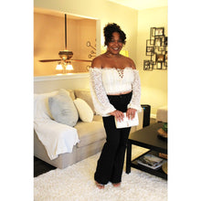 Load image into Gallery viewer, Romantic Lace Crop Top
