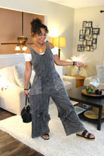 Load image into Gallery viewer, Ruffle Mineral Wash Jumpsuit
