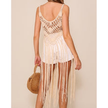Load image into Gallery viewer, Golden Reef Fringe Top
