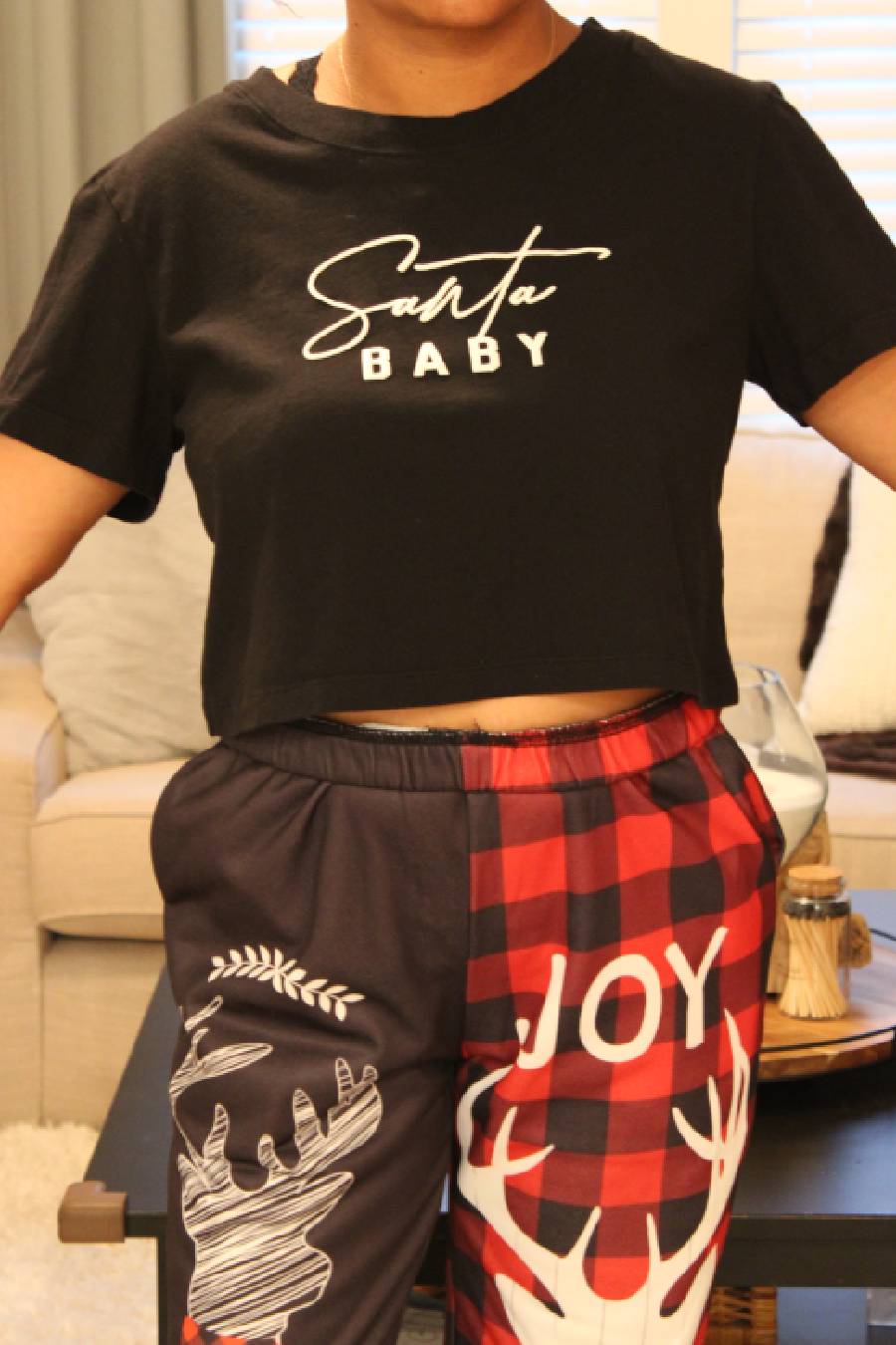 Santa Baby Crop Top