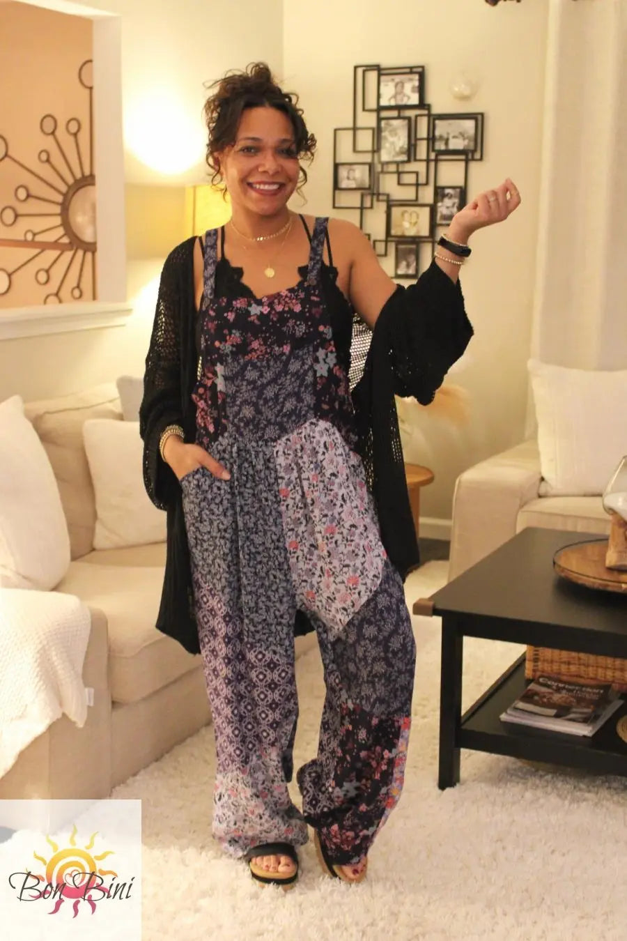 BB Serene Charm Patchwork Overalls