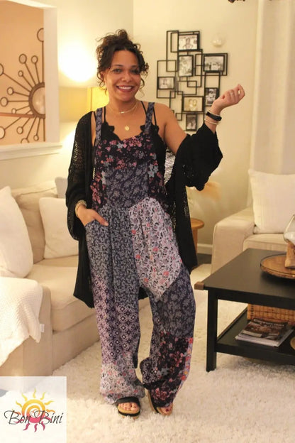 BB Serene Charm Patchwork Overalls